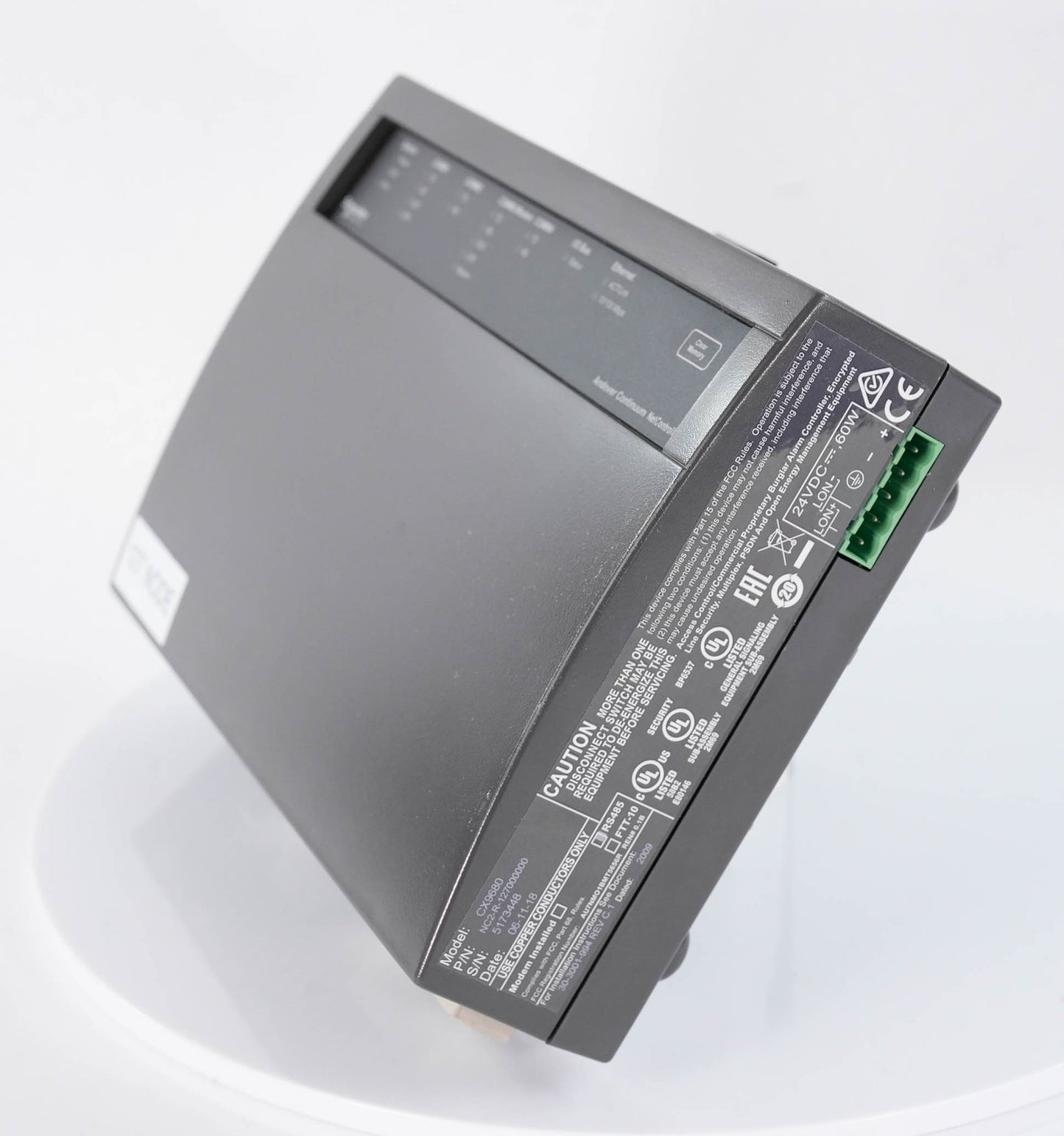 Andover Schneider CX9680 NC2-R-127000000 127 NODE Continuum NetController II