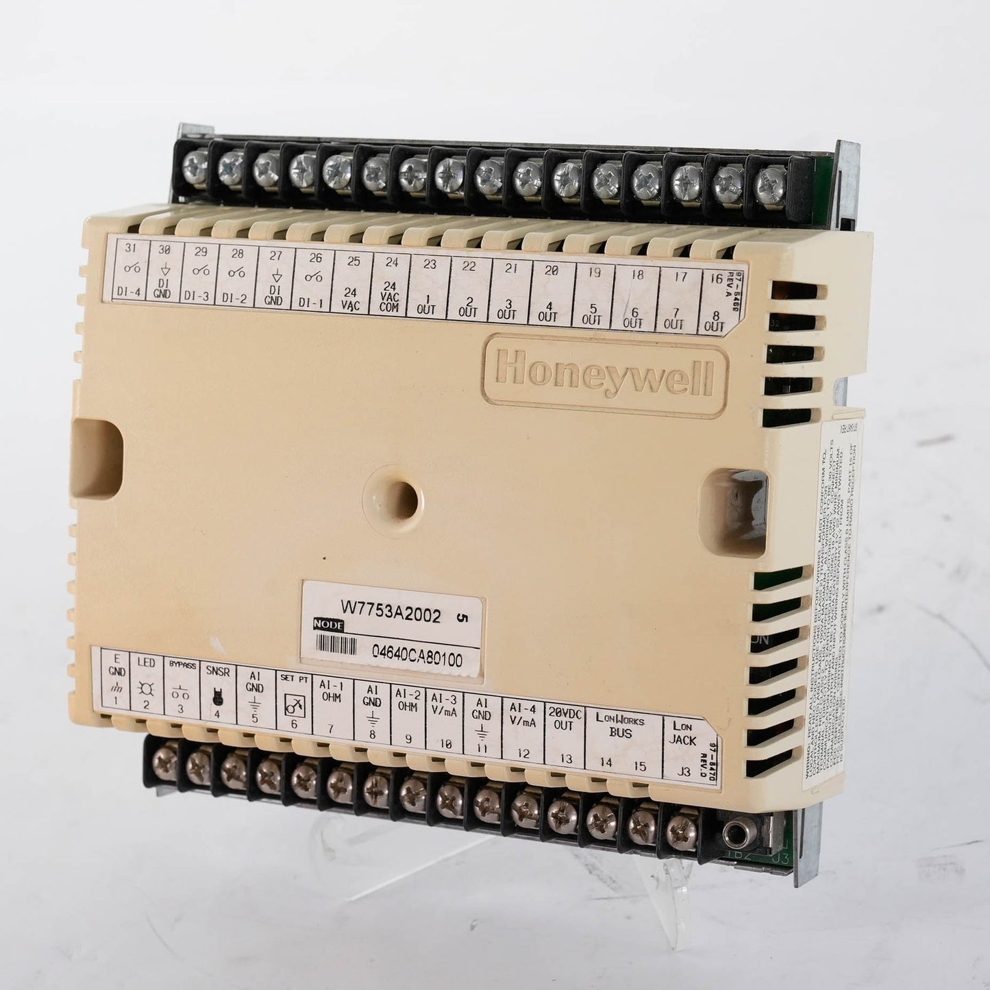 Honeywell W7753A Excel 10 Unit Ventilator Controller LonWorks 24 VAC W7753A1001