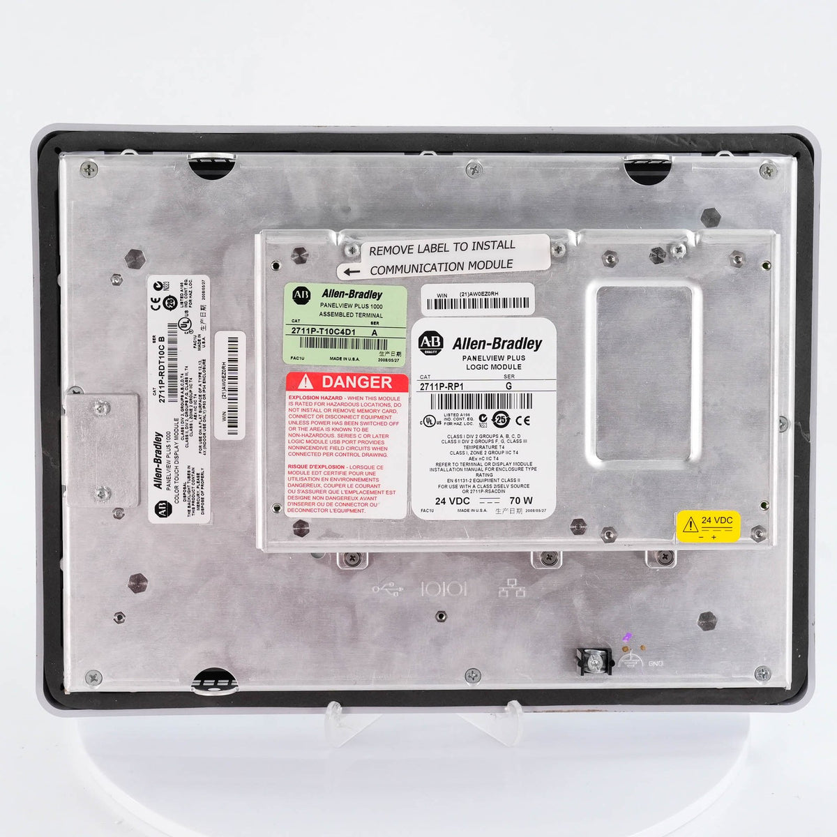 Allen Bradley 2711P-T10C4D1 /A PanelView Plus 1000 24VDC 2711P-RDT10C /B RP1 /G
