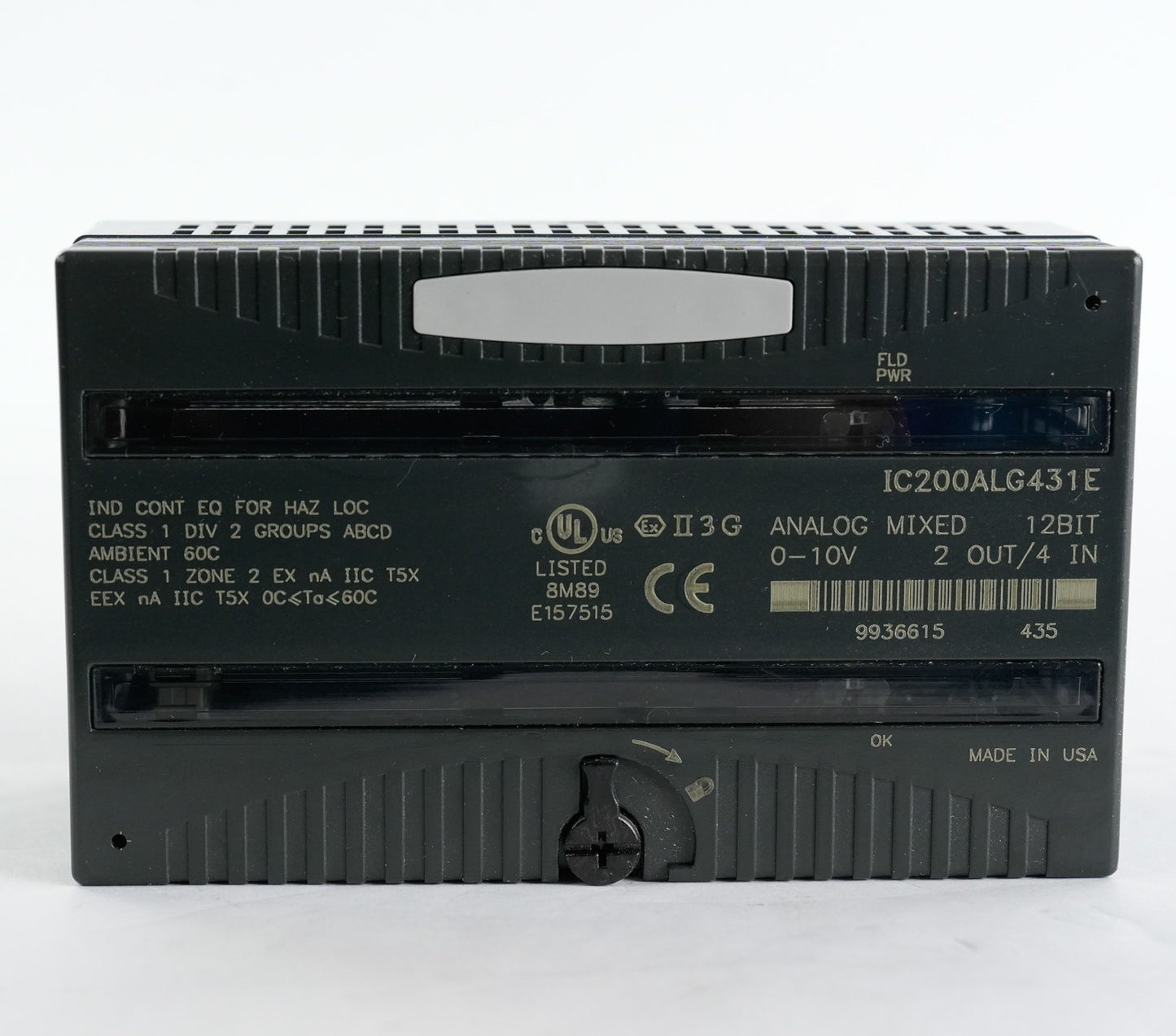 GE Fanuc IC200ALG431E Analog Mixed 0-10V 2 Out/4 In 12Bit