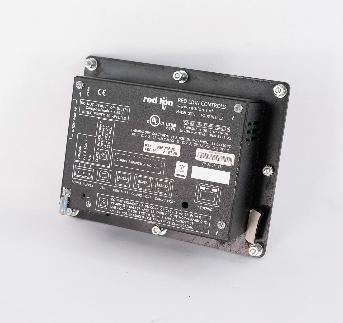 Red Lion Controls G303M000 HMI Display Panel G3 Series