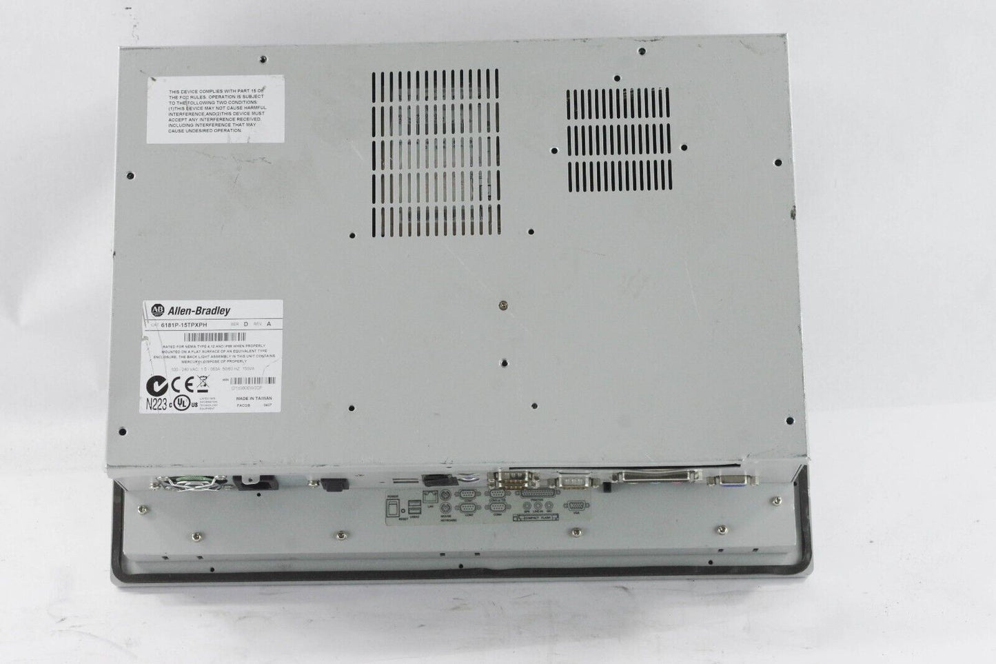 ALLEN BRADLEY 6181P-15TPXPH VERSAVIEW 1500P Ser D - For Parts / Repair