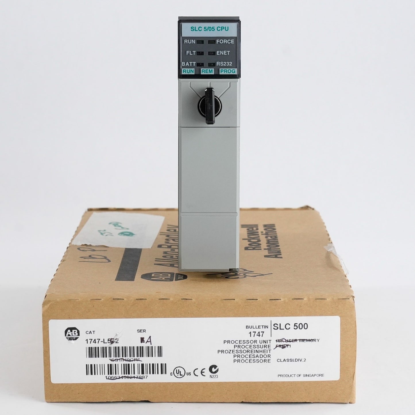 Allen Bradley 1747-L552 /A SLC 500 32K Memory RS-232 Processor