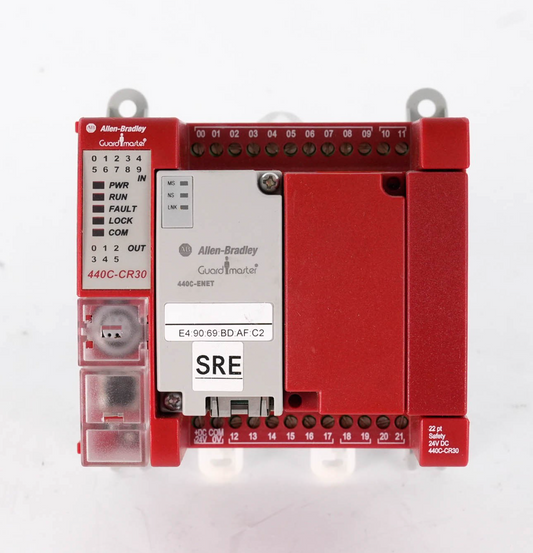 Allen Bradley 440C-CR30-22BBB Ser A Guardmaster Safety Relay + 440C-ENET