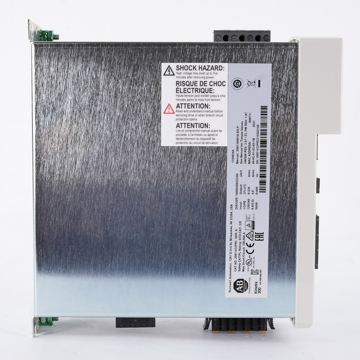 Allen Bradley 2097-V33PR3 /A Kinetix 300 Servo Drive 3-Phase - Open Box
