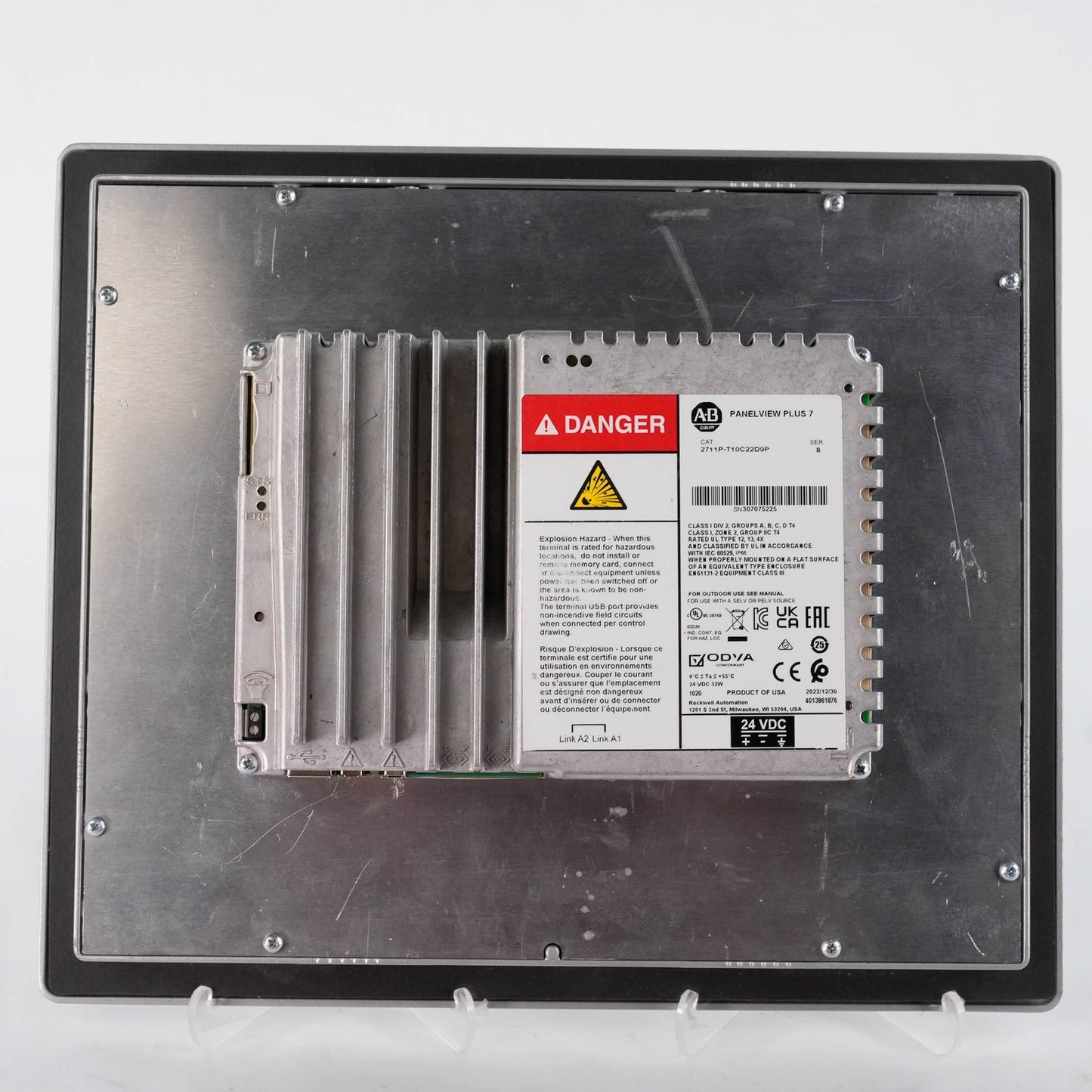 Allen Bradley 2711P-T10C22D9P Ser B PanelView Plus 7 HMI 10.4in Touch 24VDC