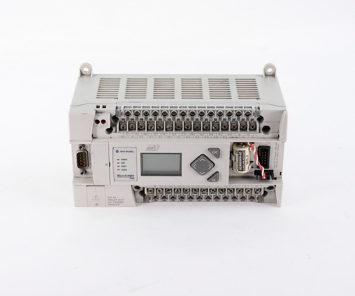Allen Bradley 1766-L32BWAA /B Rev A MicroLogix 1400 PLC Controller 1766L32BWAA