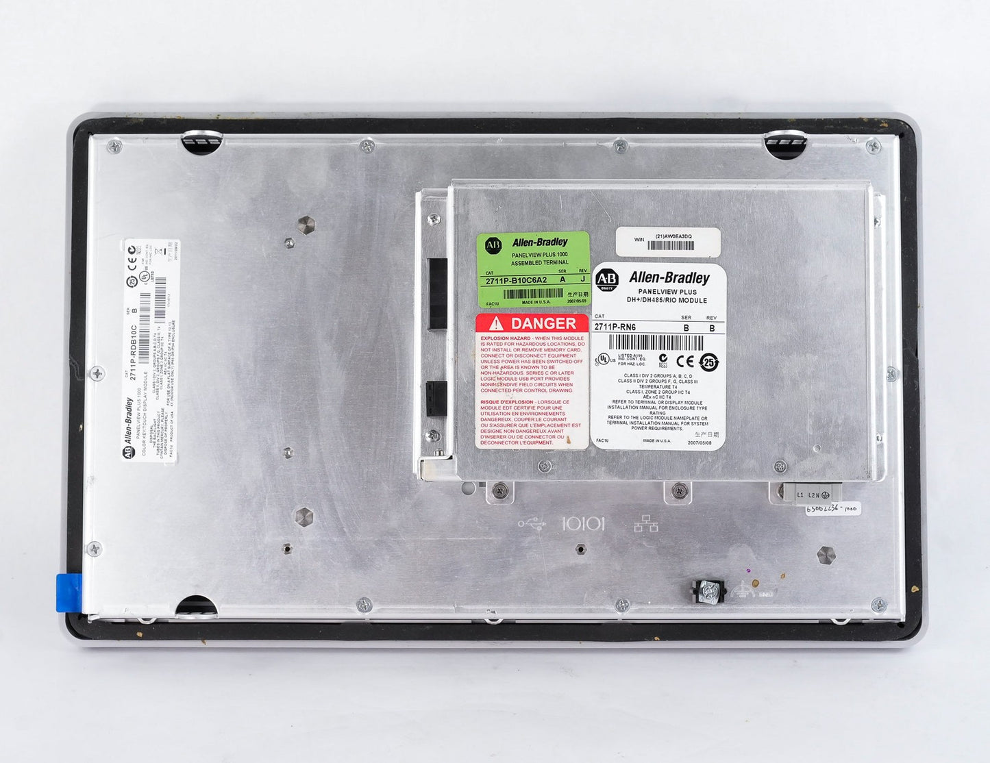 Allen Bradley 2711P-B10C6A2 /A PanelView Plus 1000 Display Terminal 2711p-RDB10C