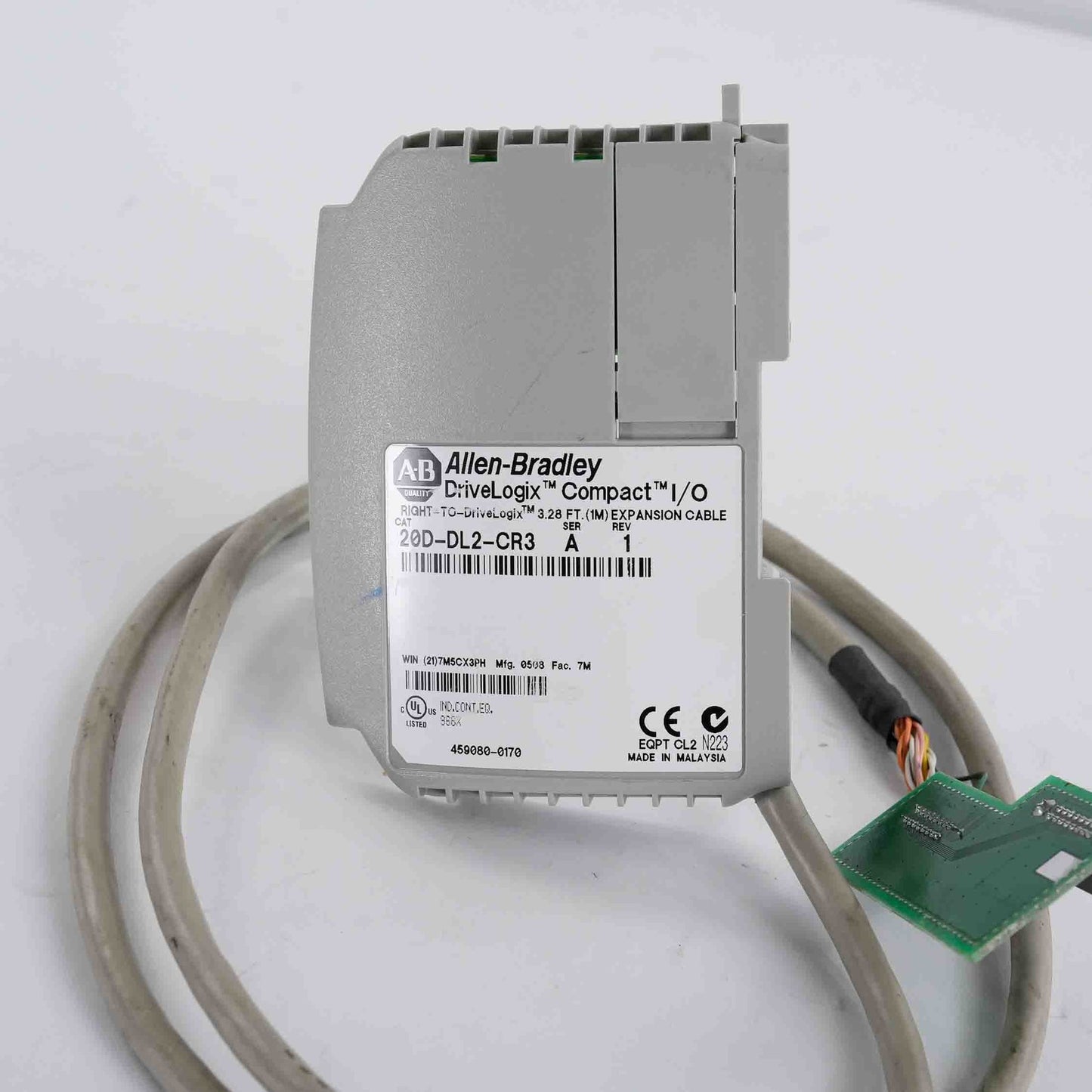 Allen Bradley 20D-DL2-CR3 /A DriveLogix Compact I/O Expansion Cable 20DDL2CR3