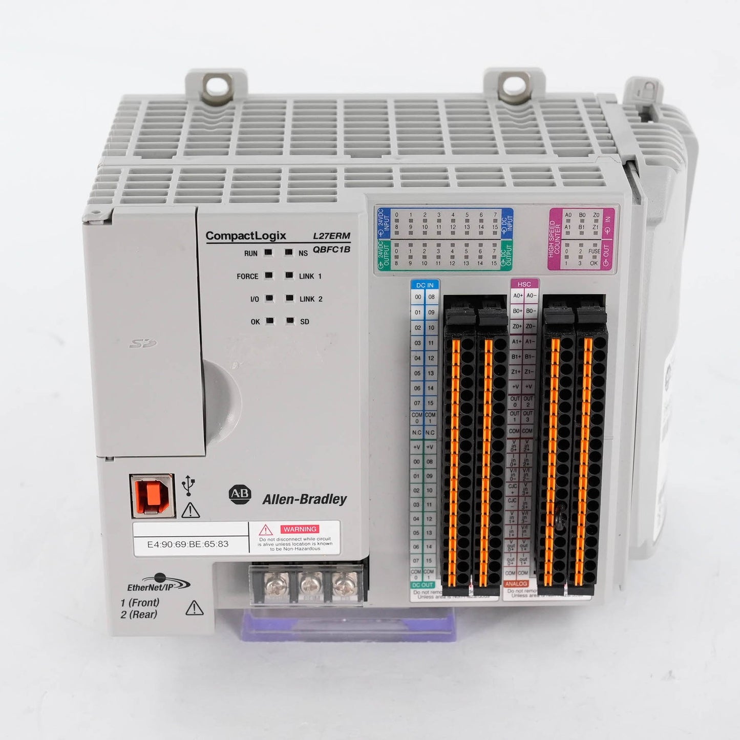 Allen Bradley 1769-L27ERM-QBFC1B Ser A CompactLogix 5370 L2 Controller