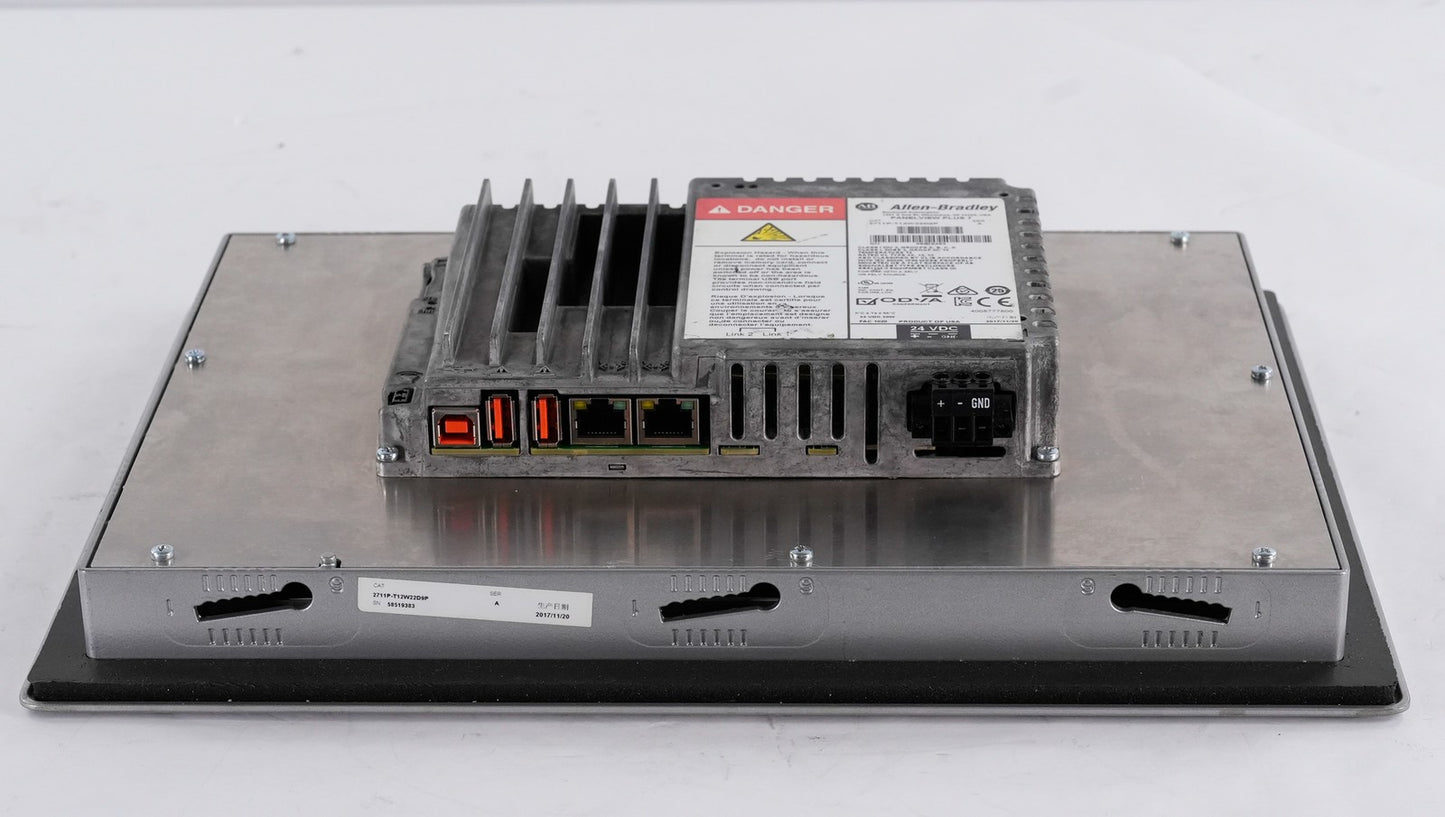 Allen Bradley 2711P-T12W22D9P /A PanelView Plus 7 2711PT12W22D9P Series A + WTY