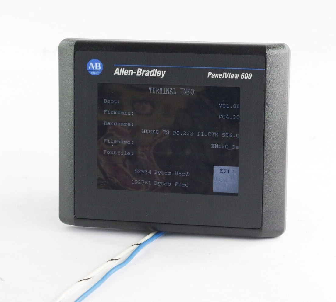 Allen-Bradley 2711-T6C10L1 /B Panelview 600 Ser B Rev A - Excellent Condition