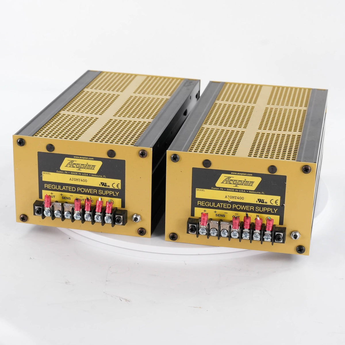 Acopian A20MT400 Linear Power Supply 20V 4A 105-125VAC 50/400Hz A20MT400 Case M