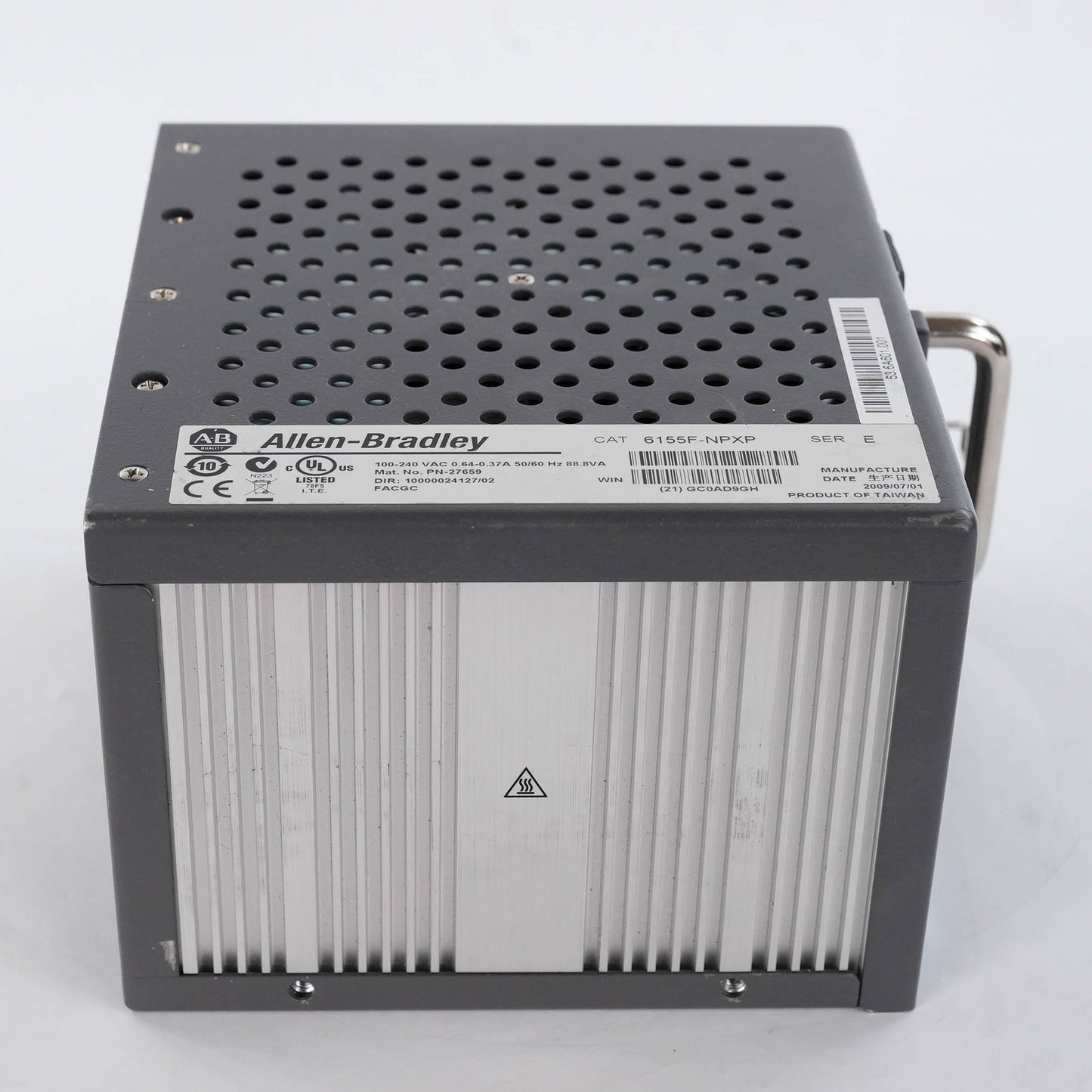 Allen Bradley 6155F-NPXP Ser E VersaView 700R Non-Display Industrial PC Computer
