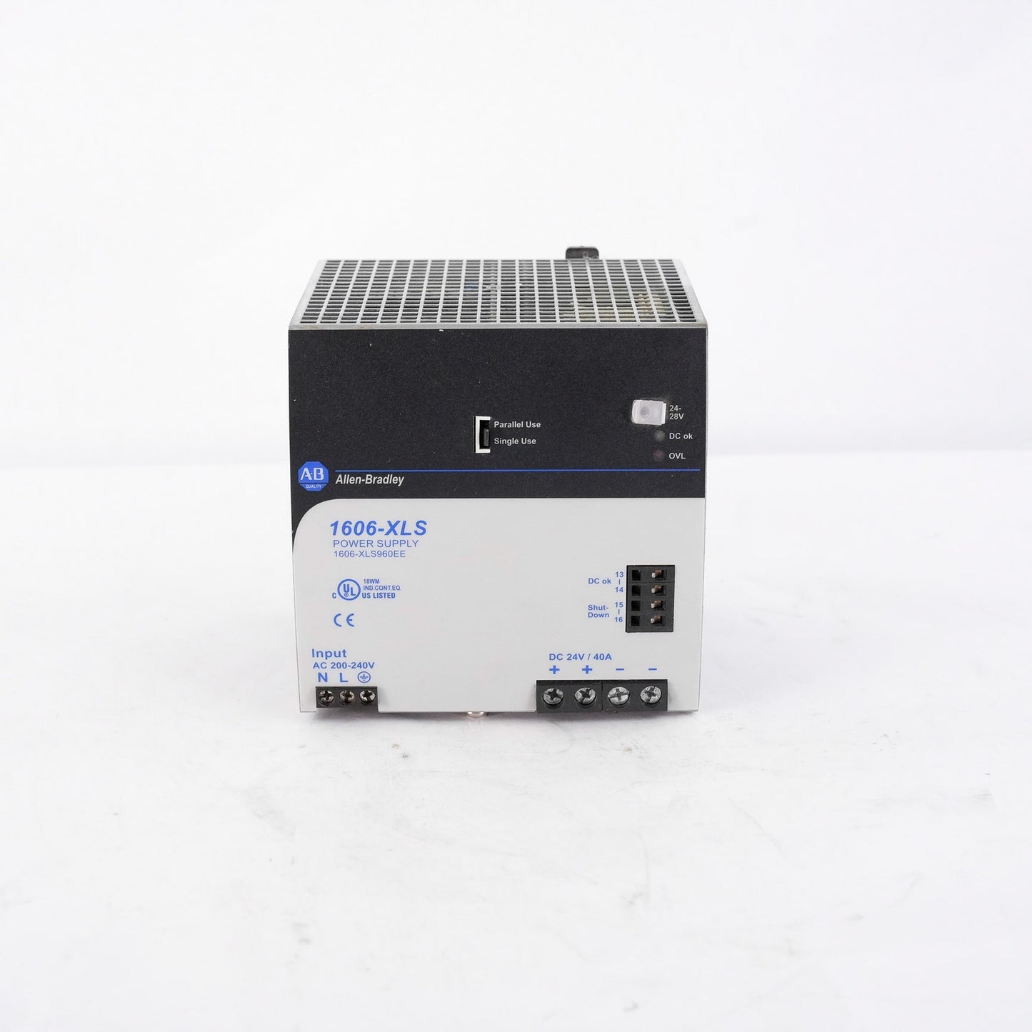 Allen Bradley 1606-XLS960EE /A Power Supply 40A 960W 1-Phase 1606XLS960EE
