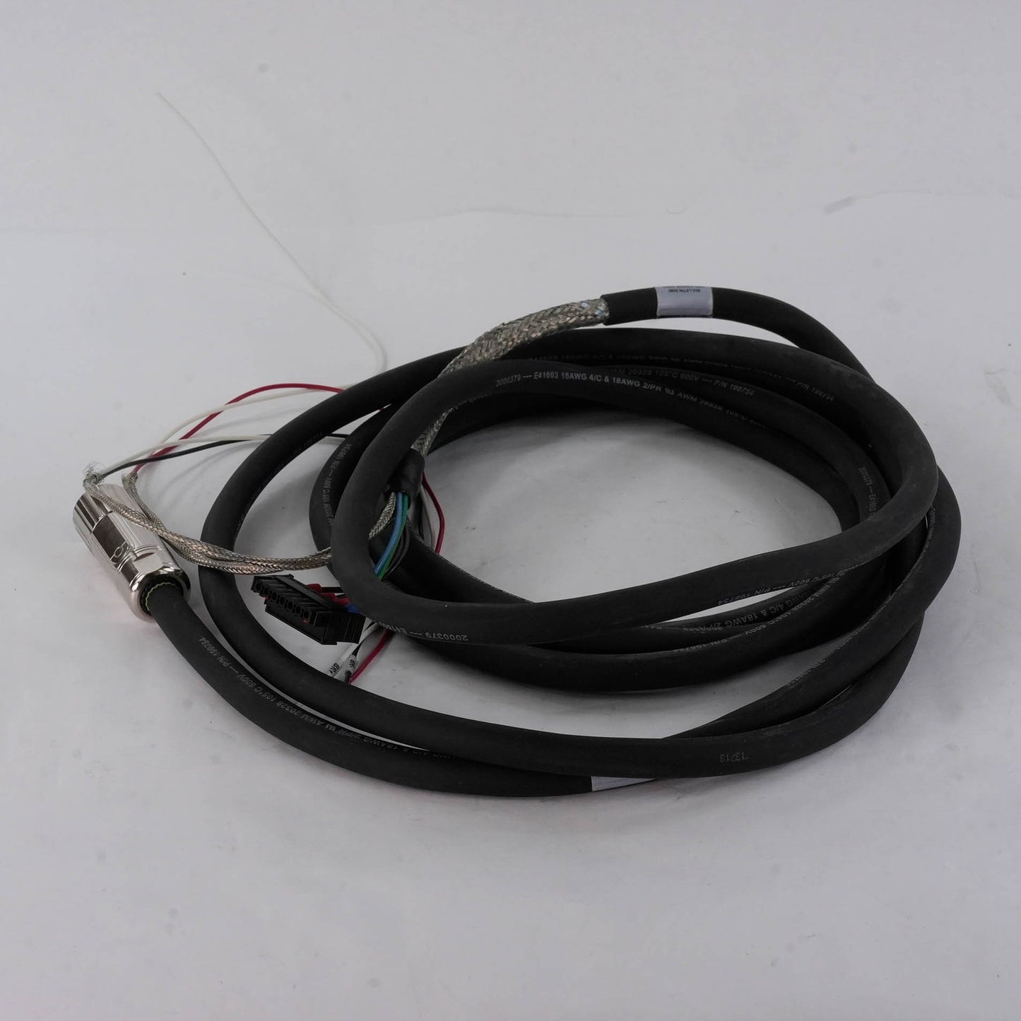 Allen Bradley 2090-XXNPMF-16S05 Ser A Kinetix 6000 Motor Power Cable 16AWG 5m