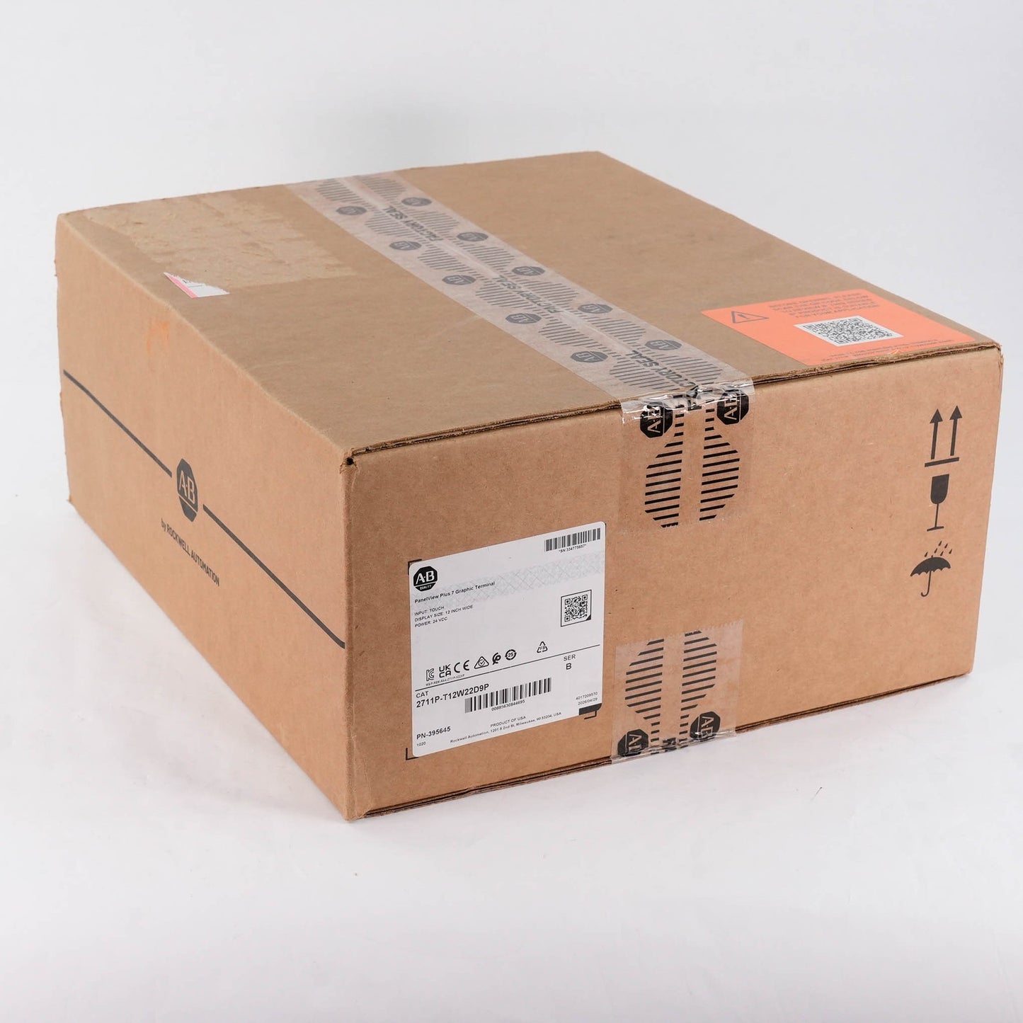 Allen Bradley 2711P-T12W22D9P Ser B PanelView Plus 7 12.1in Touch 24VDC Sealed