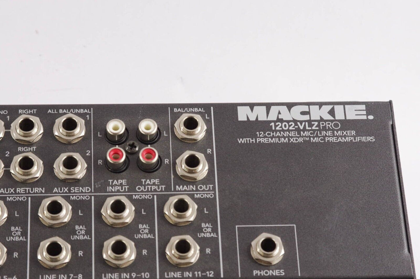 Mackie 1202 VLZ Pro 1202VLZ 12-CHANNEL MIC/LINE MIXER PREMIUM XDR PREAMPLFIERS