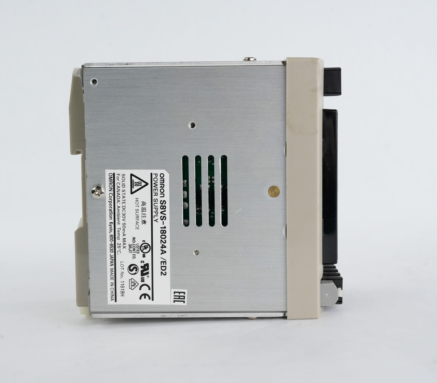 Omron S8VS-18024A /ED2 Power Supply AC100-240V 2.9A S8VS18024A