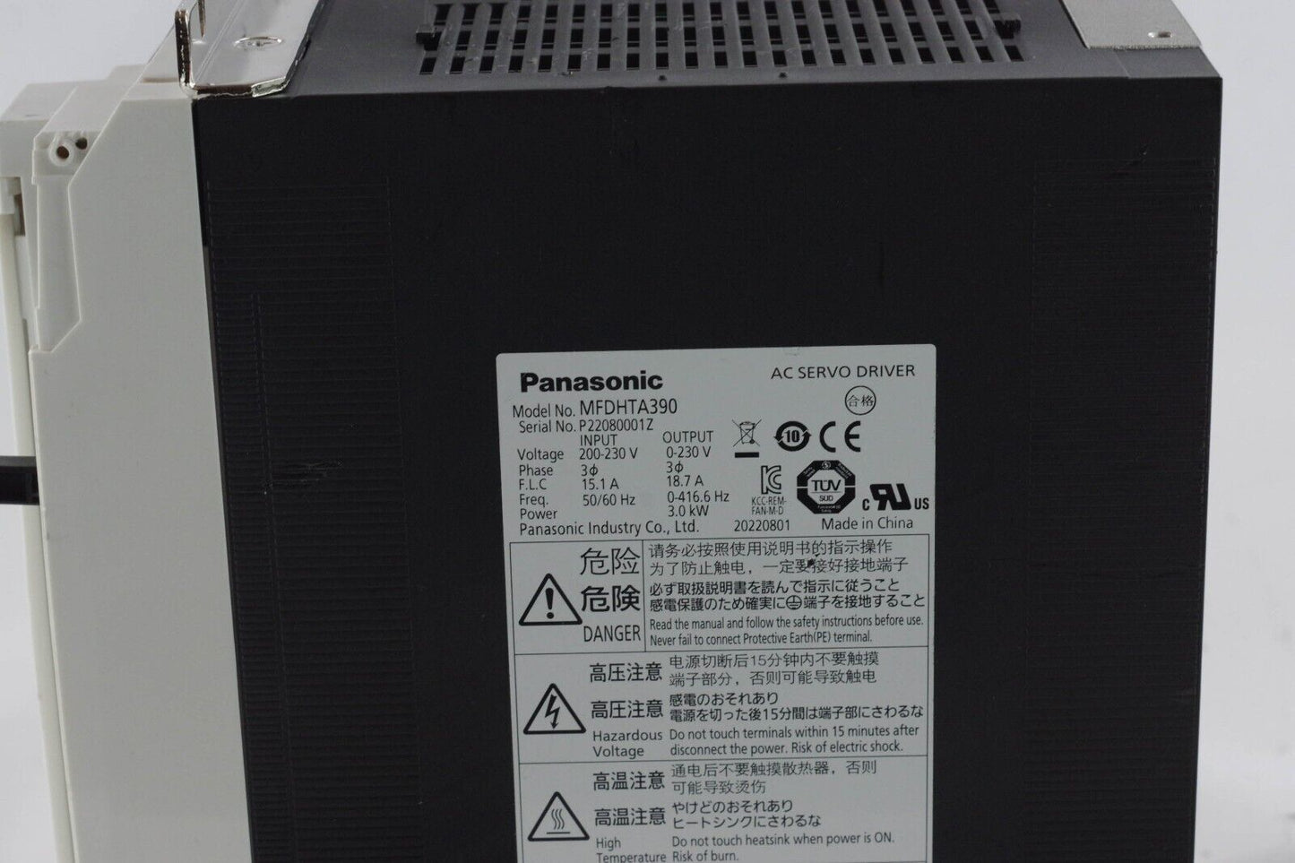 Panasonic MFDHTA390 AC Servo Driver - New Without Box