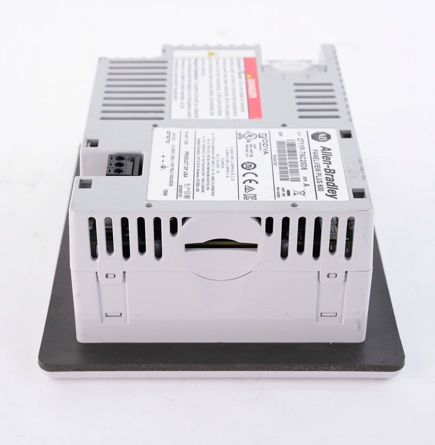 Allen Bradley 2711P-T6C20D8 /A PanelView Plus 600 Color Touch 2711PT6C20D8