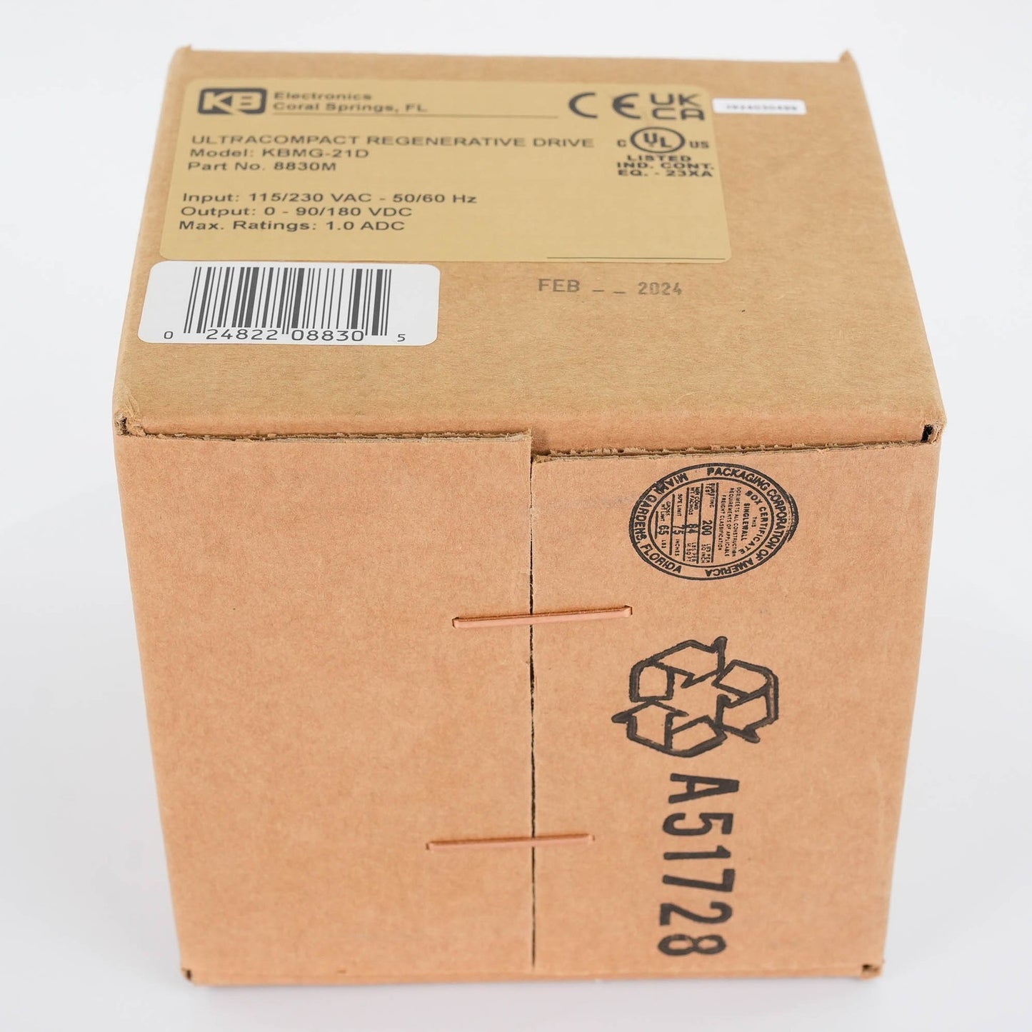 KB Electronics KBMG-21D 8830M Ultracompact Regenerative DC Drive 1/2-1HP KBMG21D