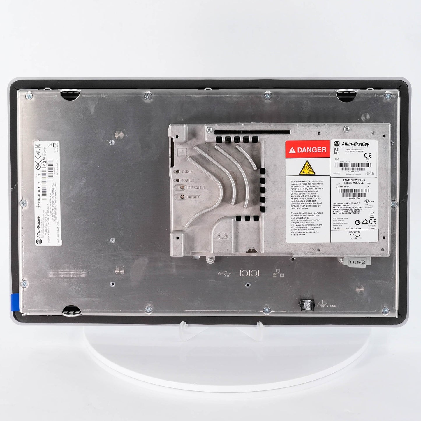 Allen Bradley 2711P-B10C4A8 Ser A PanelView Plus 1000 Color RP8A 2711p-RDB10C