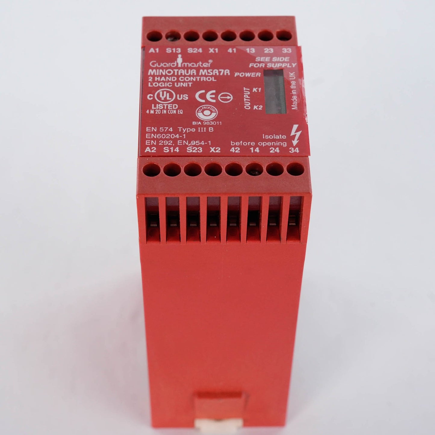 Allen Bradley 440R-D23021 Ser A Guardmaster MSR7R Safety Relay 24V AC/DC
