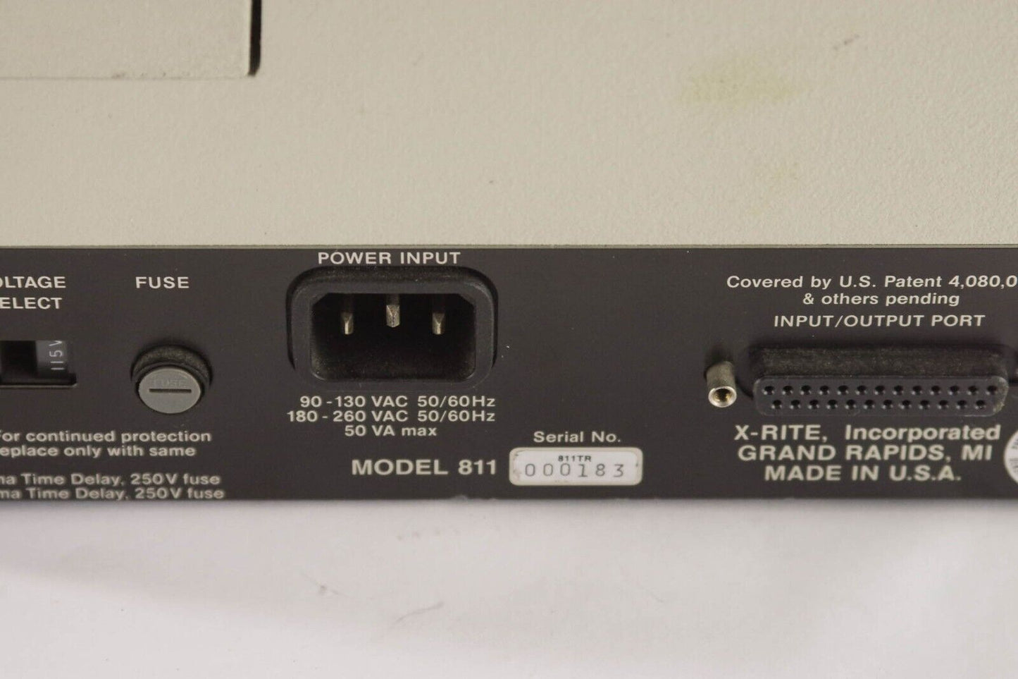 X-Rite Model 811 Transmission Reflection Densitometer - Self Test Passed