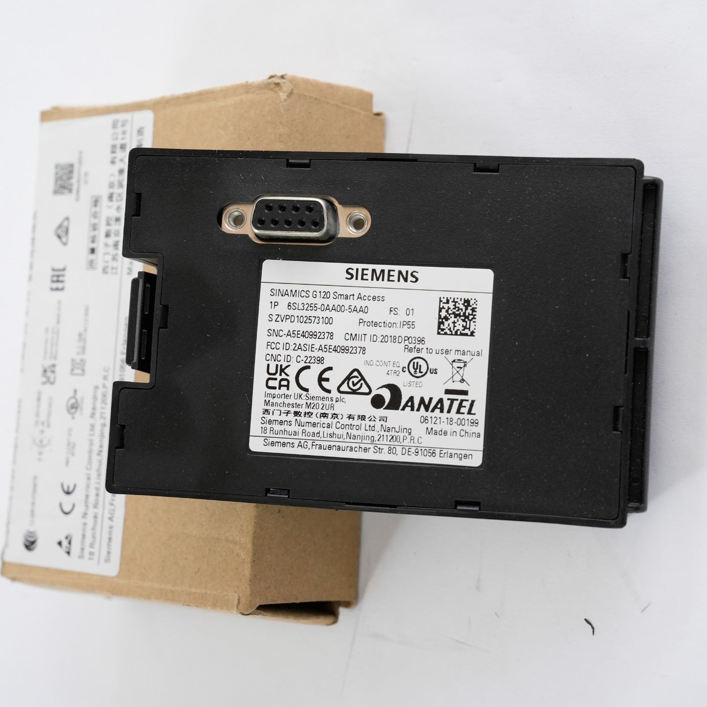 Siemens 6SL3255-0AA00-5AA0 SINAMICS G120 Web Server Module - Open Box