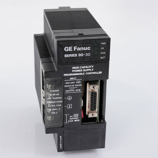 GE FANUC IC693PWR330C Series 90-30 PLC High Capacity Power Supply 120/240VAC 30W