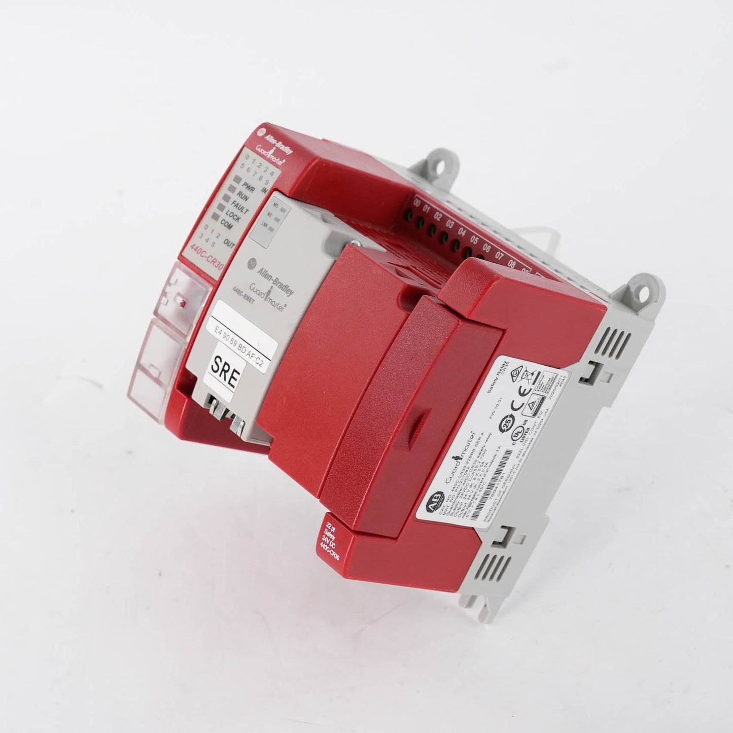 Allen Bradley 440C-CR30-22BBB Ser A Guardmaster Safety Relay + 440C-ENET