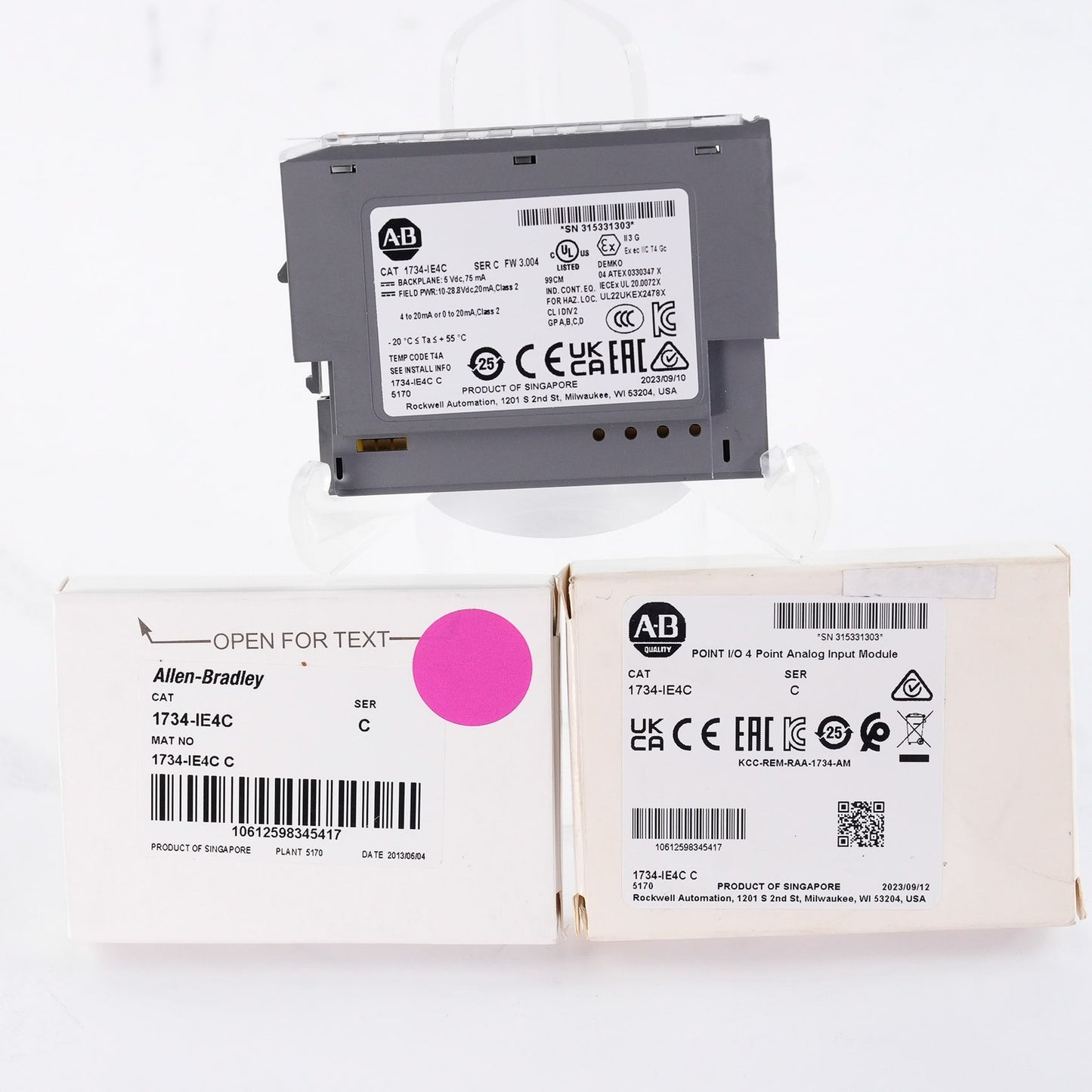 Allen Bradley 1734-IE4C /C Point IO 4Ch Analog Current Input Module - New Surpus