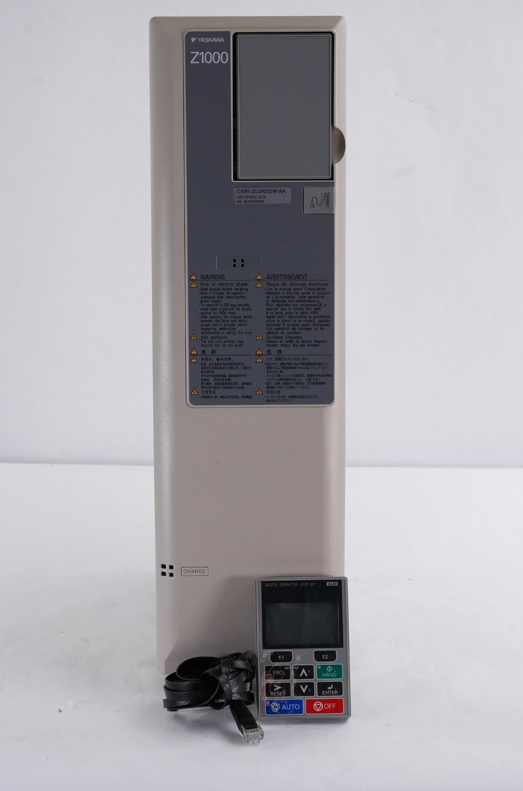 Yaskawa Electric CIMR-ZU2A0024FAA Rev B Z1000 Drive CIMRZU2A0024FAA Without Box