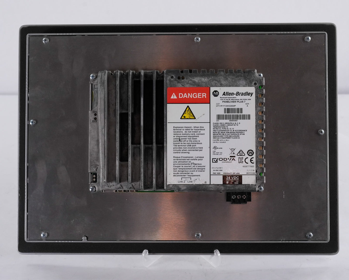 Allen Bradley 2711P-T12W22D9P /A PanelView Plus 7 2711PT12W22D9P Series A + WTY