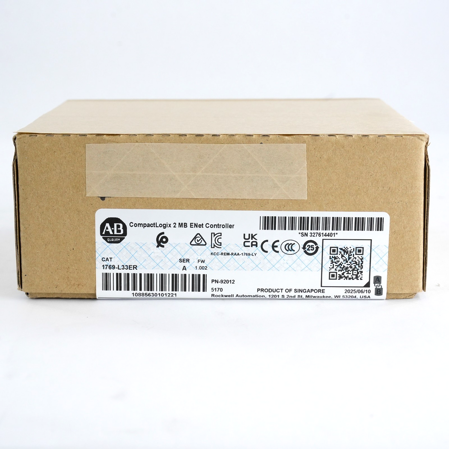 Allen Bradley 1769-L33ER /A CompactLogix ENet Controller - 2025 Sealed Surplus