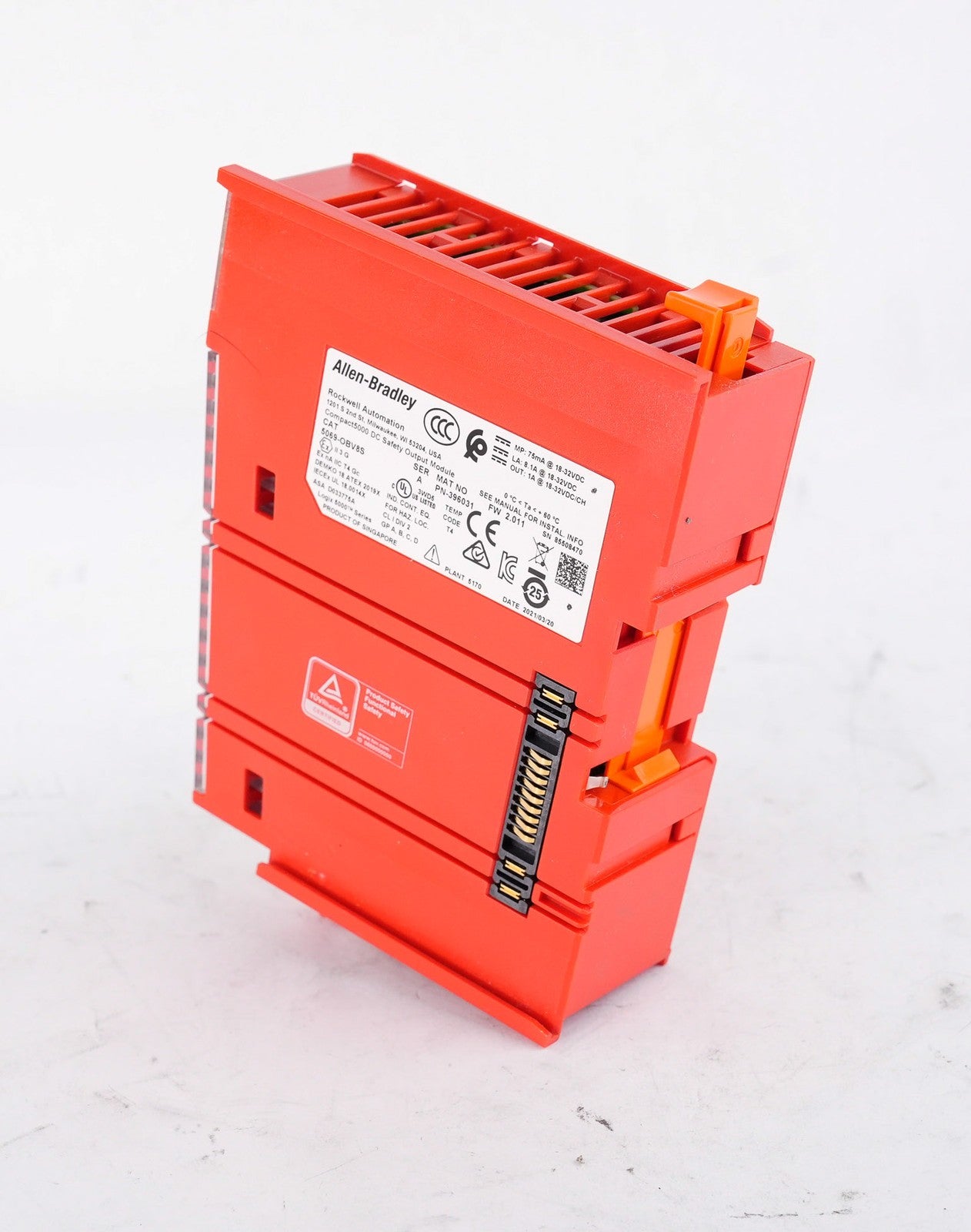 Allen Bradley 5069-OBV8S /A Compact 5000 DC Safety Output Module 5069OBV8S