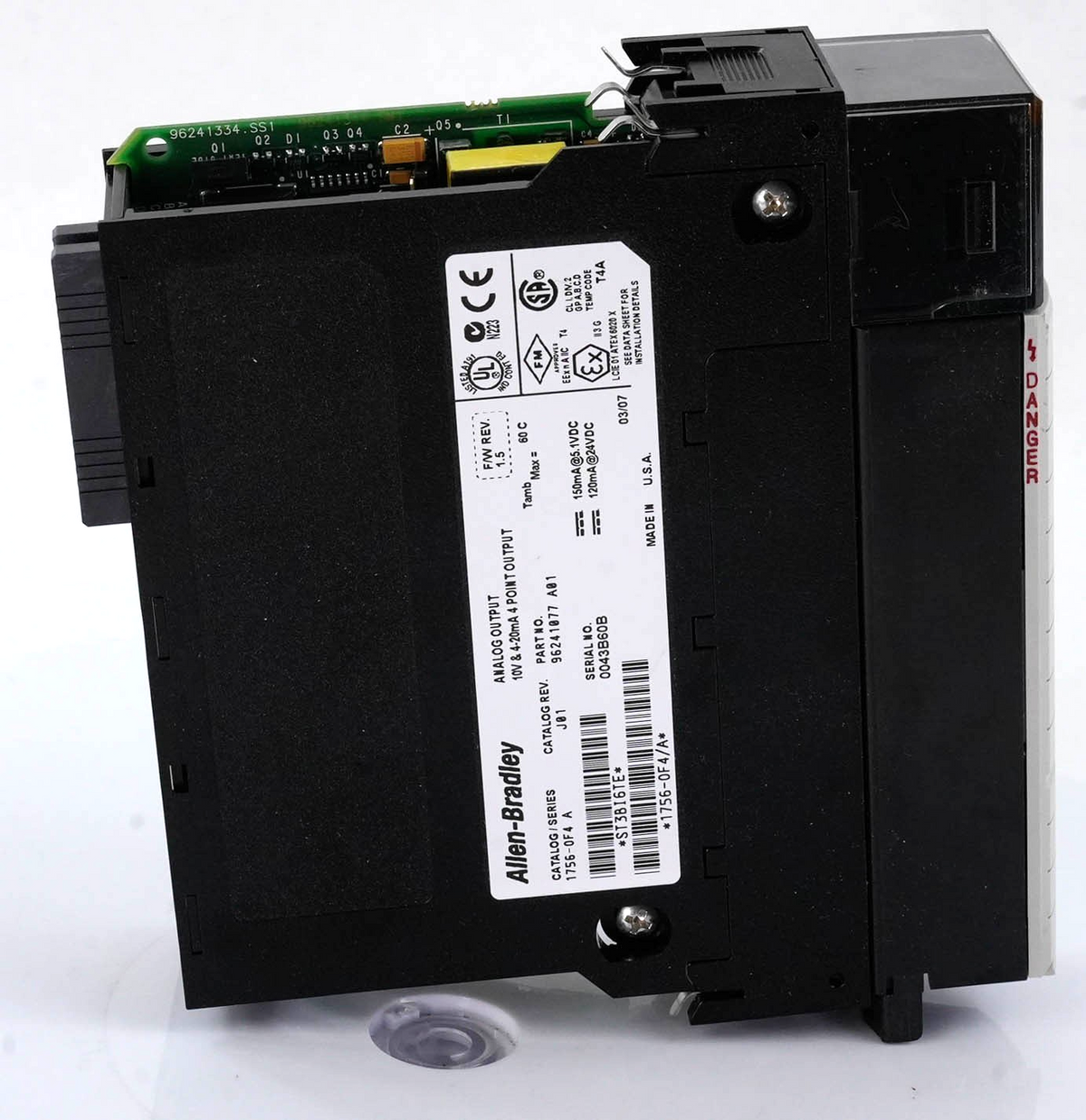 Allen Bradley 1756-OF4 ControlLogix 4 Ch Non-Isolated Analog Output 1756OF4