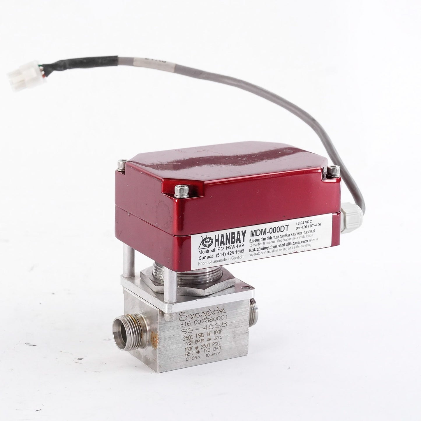 Hanbay MDM-000DT Electric Valve Actuator M-Series 12-24VDC MDM000DT