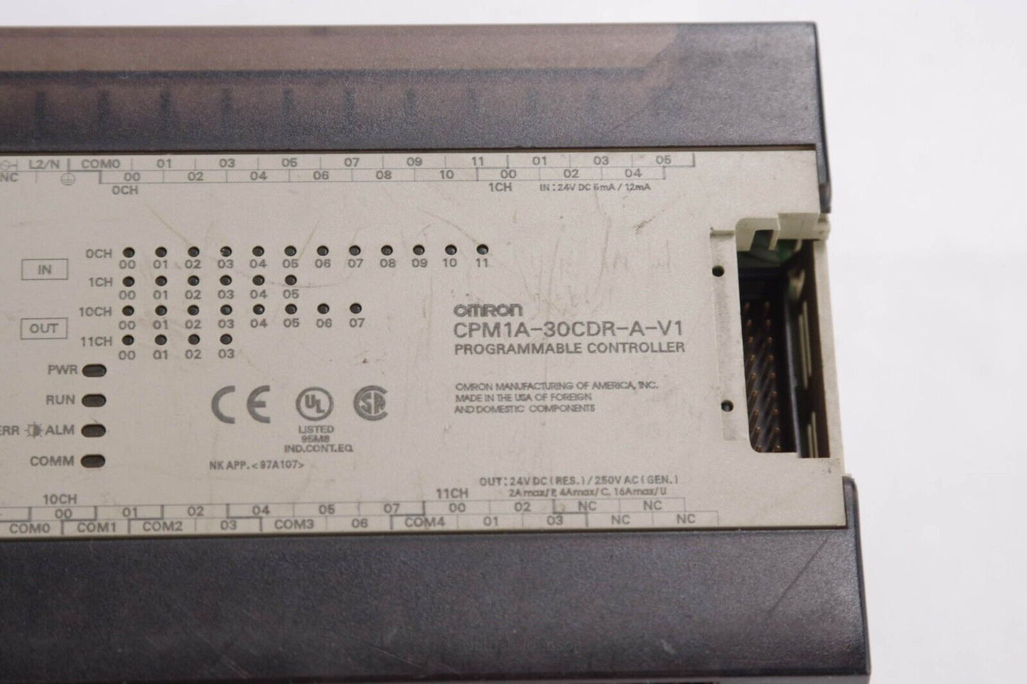 Omron CPM1A-30CDR-A-V1 PROGRAMMABLE CONTROLLER