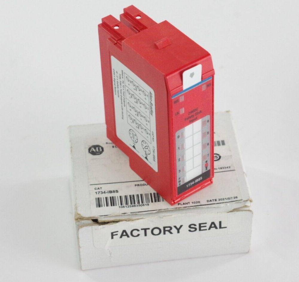 Allen Bradley 1734-IB8S Ser B Point Guard I/O 24VDC Input Module - Open Box