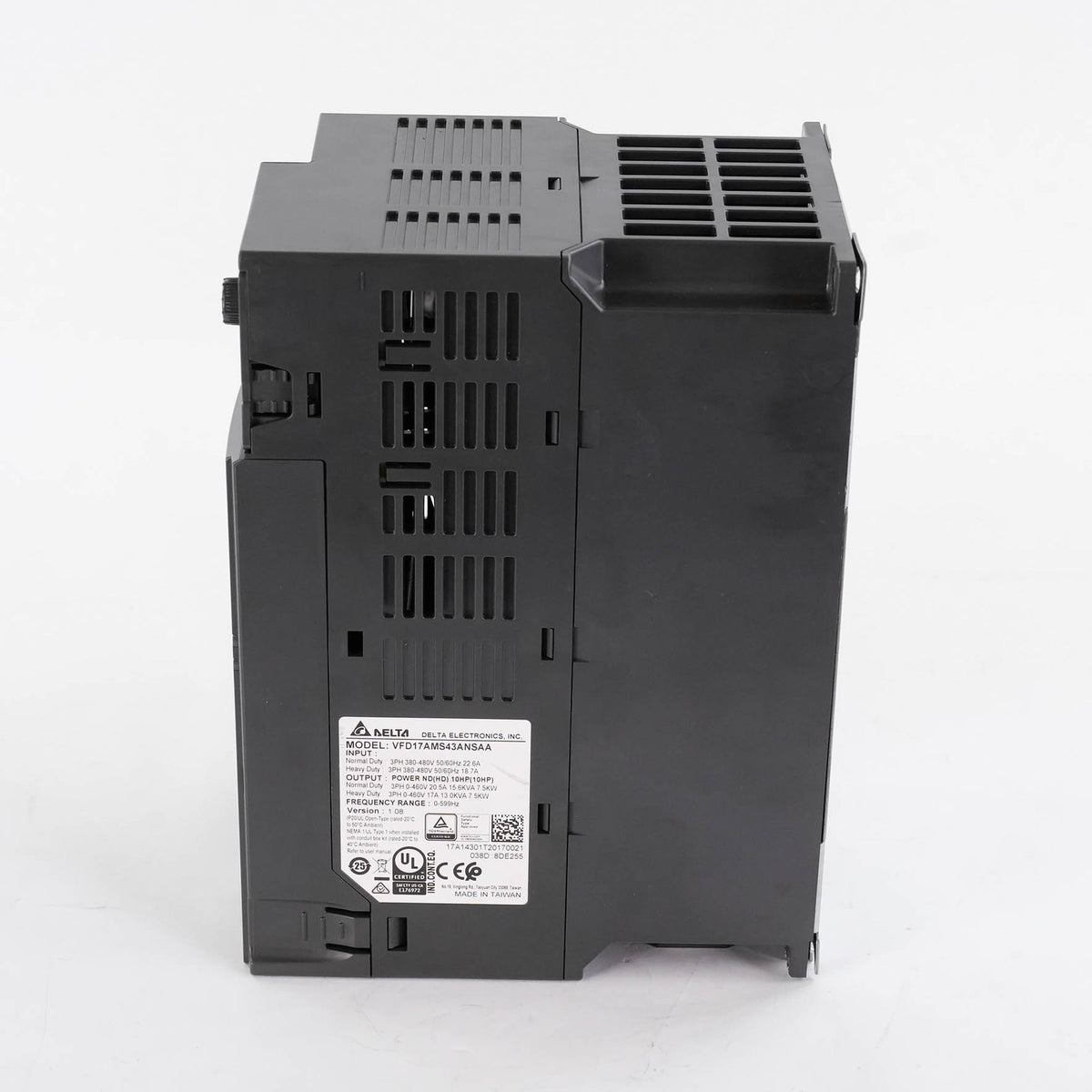 DELTA VFD17AMS43ANSAA MS300 AC Drive 7.5kW 10HP 460V 3PH VFD17AMS43ANSAA