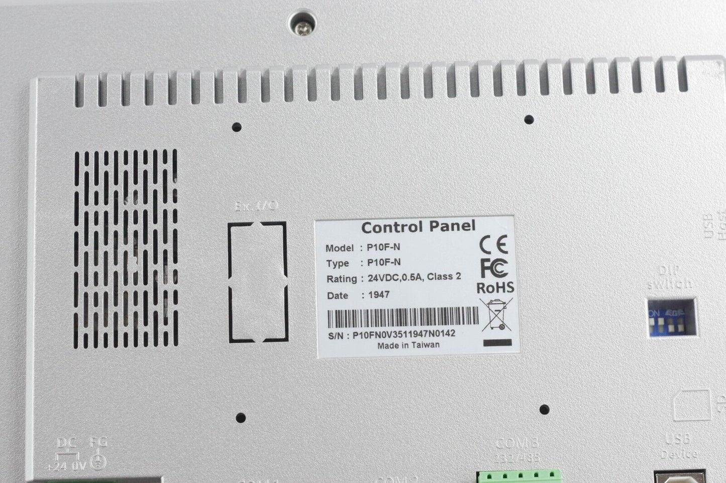 NOVAKON P10F-N OPERATOR CONTROL PANEL ID134402 HMI