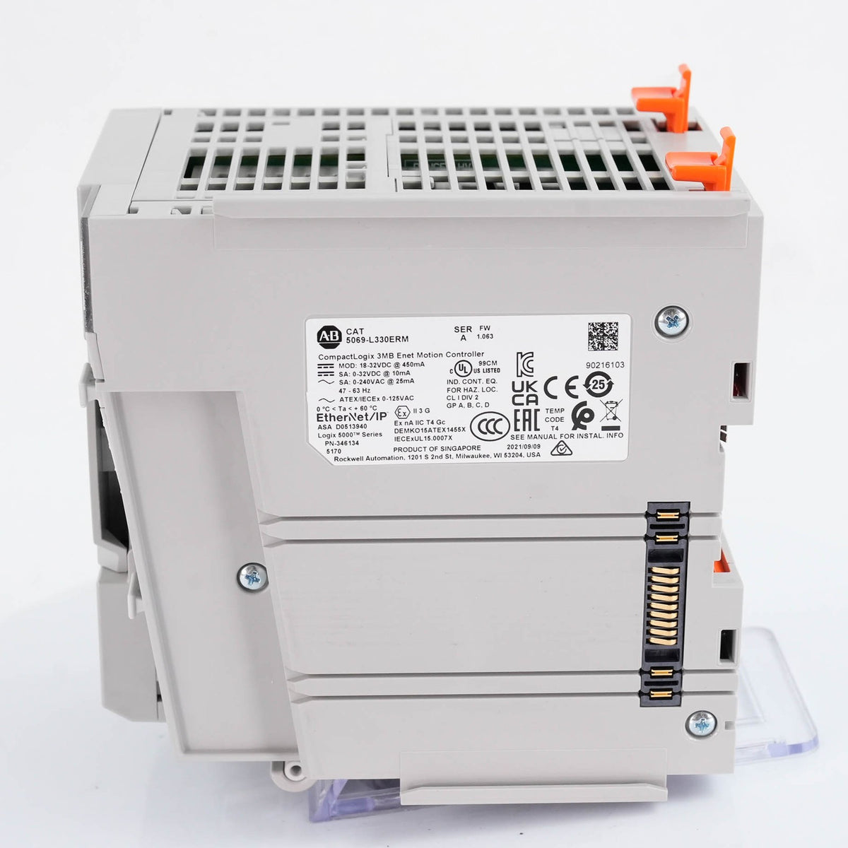 Allen Bradley 5069-L330ERM /A CompactLogix 5380 Controller 3MB 5069L330ERM 24VDC
