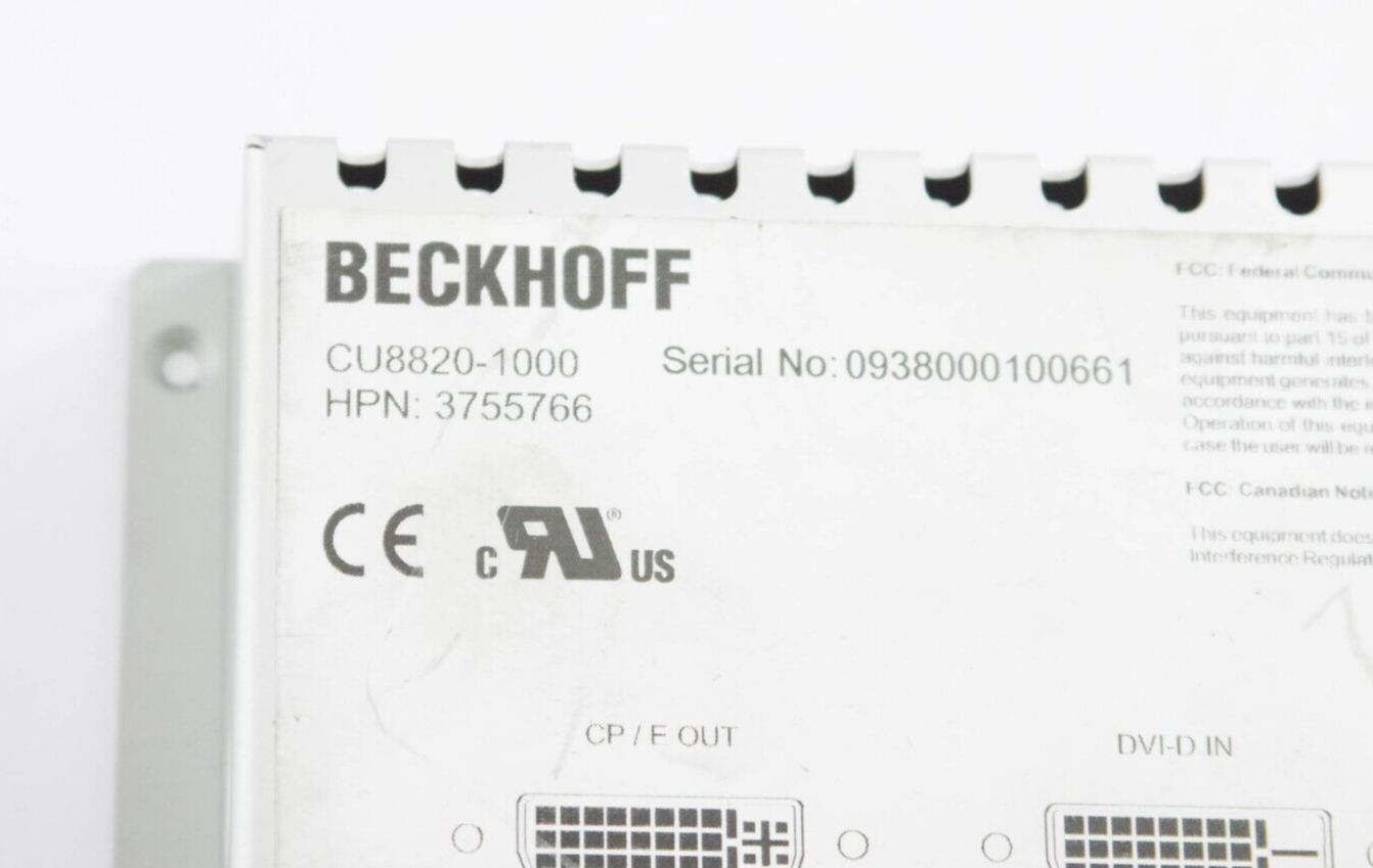 Beckhoff CU8820-1000 / CU88201000 HPN 3755766 PLC I/O Module