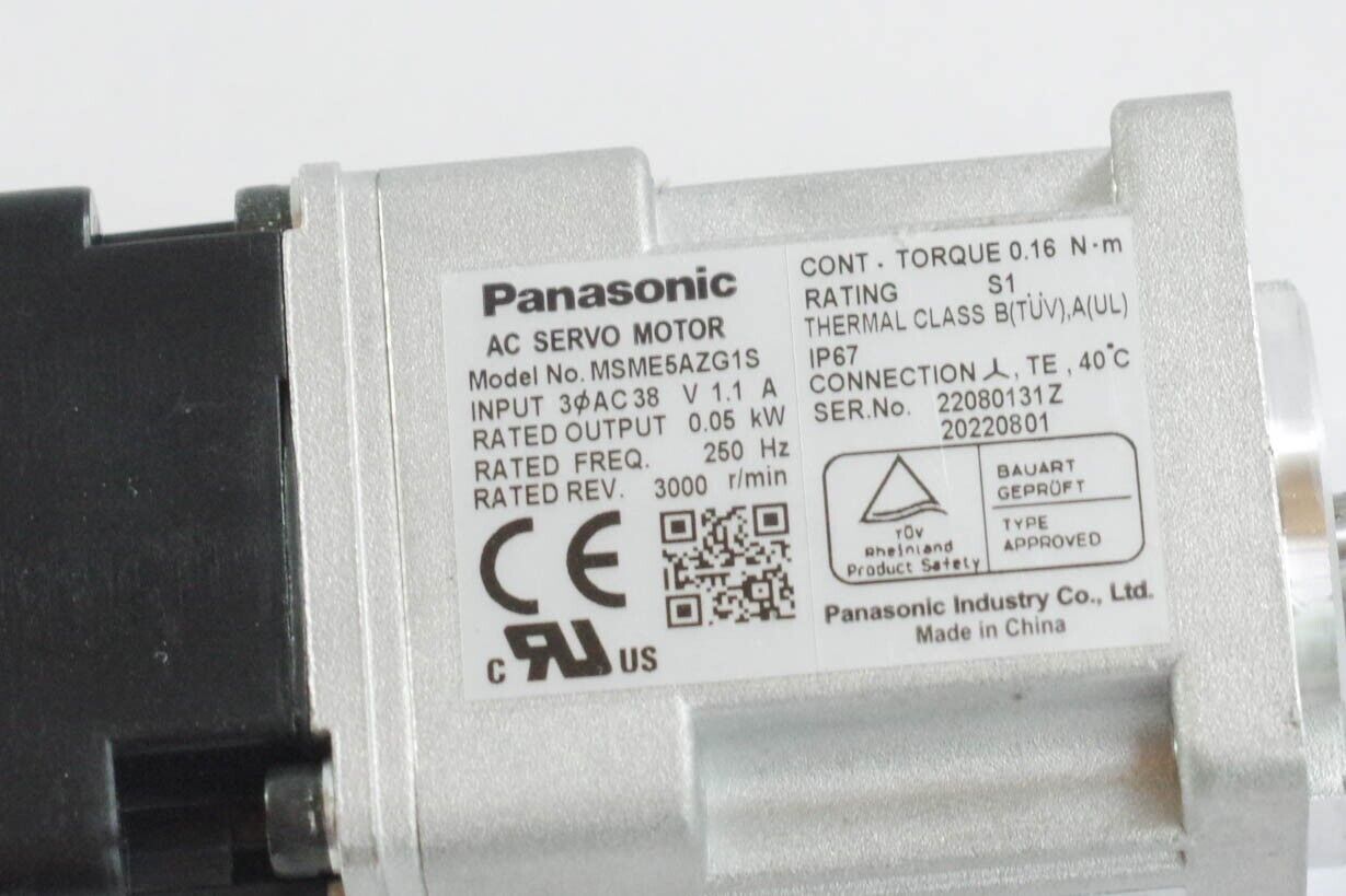 Panasonic MSME5AZG1S AC Servo Motor - New Without Box