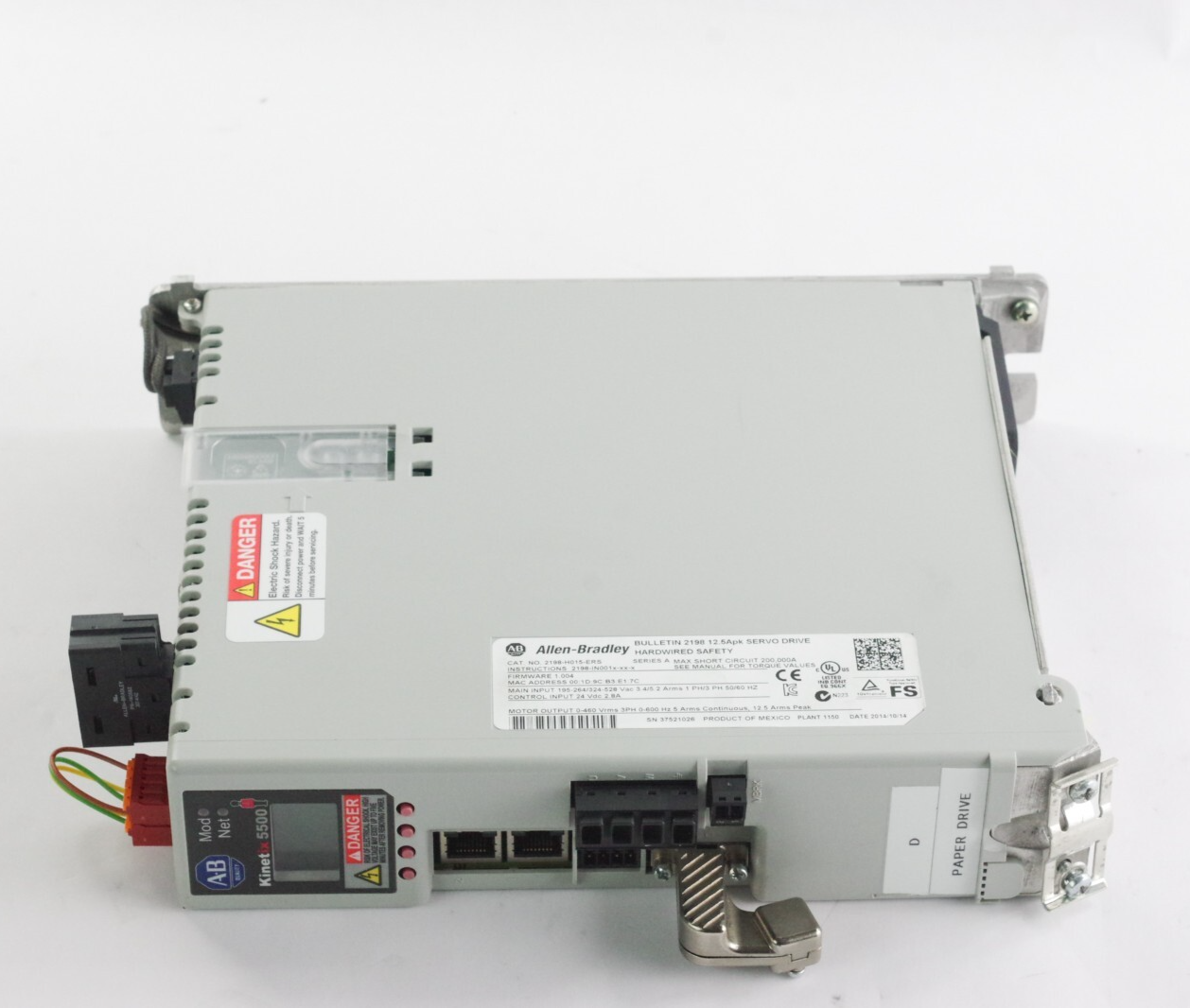 Allen Bradley 2198-H015-ERS /A Bulletin 2198 12.5Apk 195-528VAC Servo Drive