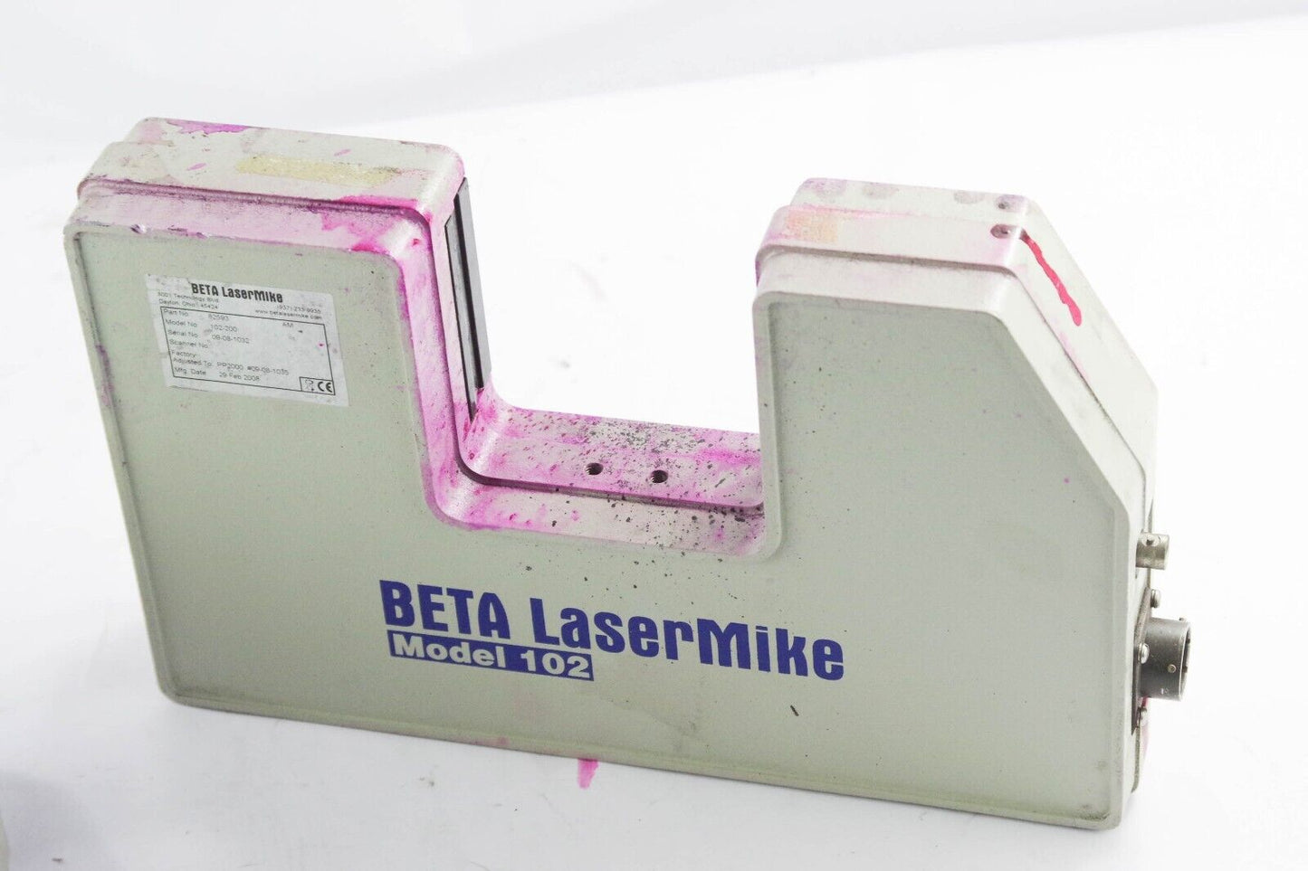 BETA LASERMIKE 82593 Model 102-200 Scanned Laser --  UNTESTED / Returns Accepted