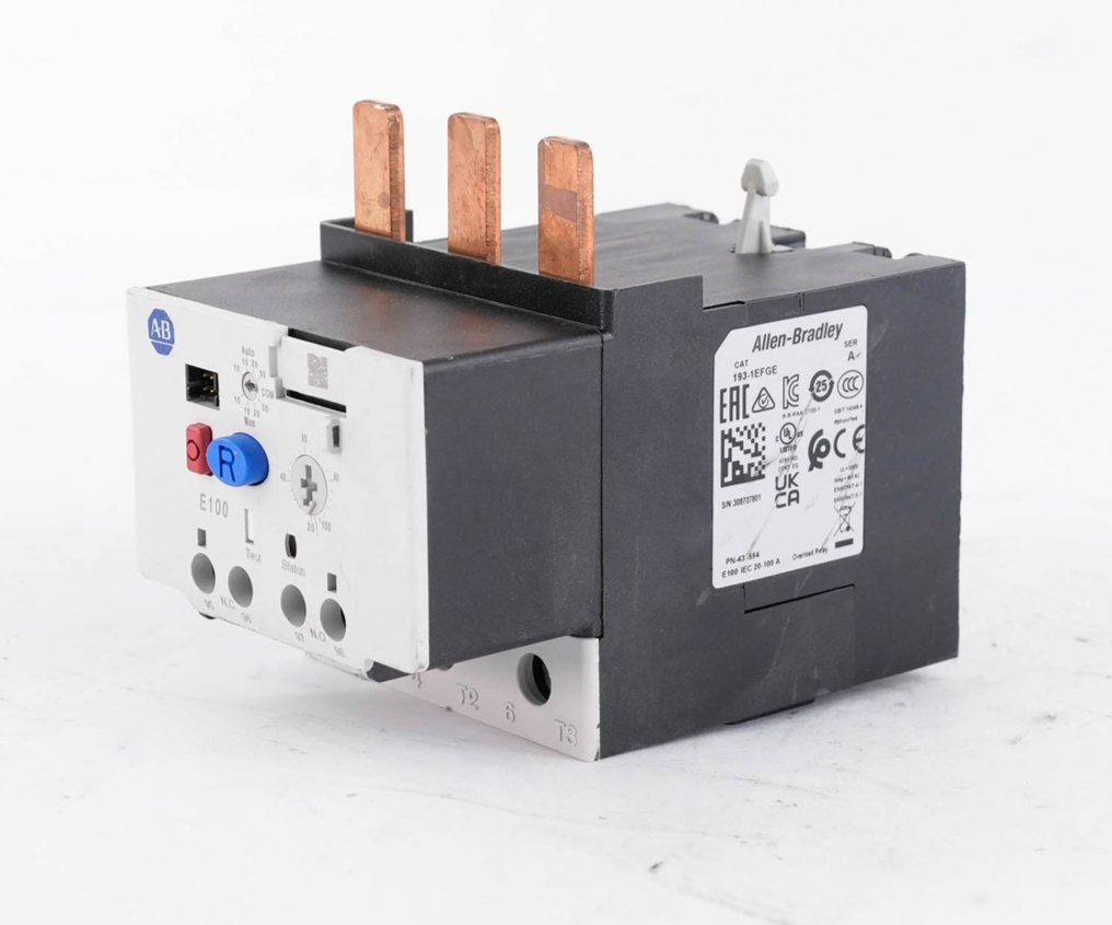 Allen Bradley 193-1EFGE E1 Plus Overload Relay 1-5A 600V 1931EFGE 1931EFGE