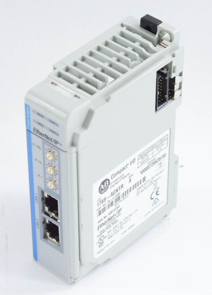 Allen Bradley 1769-AENTR / 1769AENTR Ser A CompactLogix Ethernet/IP Adapter